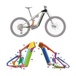 Protection de cadre sur mesure pour CANNONDALE Moterra LT 2025