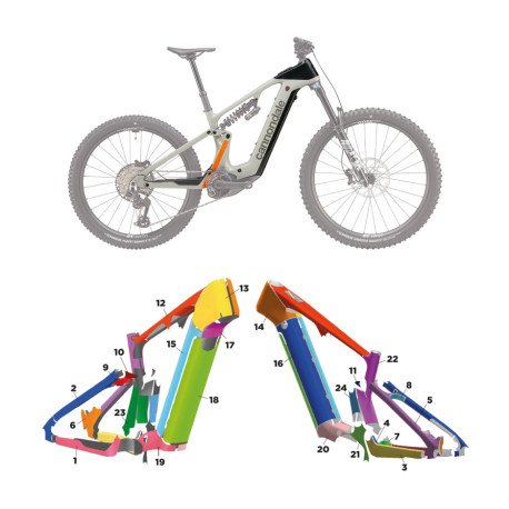 Protection de cadre sur mesure pour CANNONDALE Moterra LT 2025